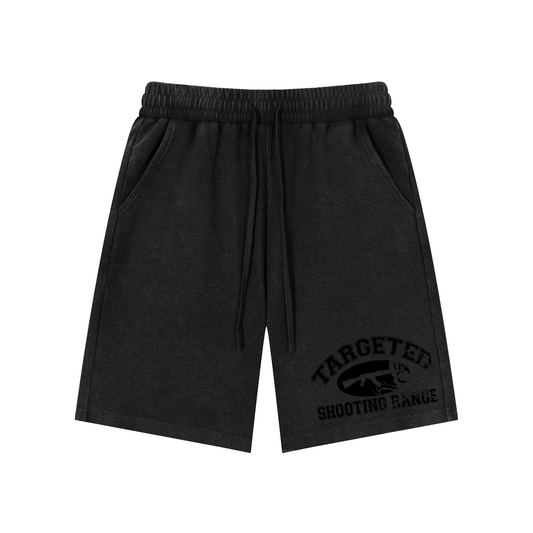 Mineral Wash Waffle Knit Shorts