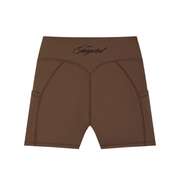 Targeted Athletics Women's High-Waisted Pocket Biker Shorts