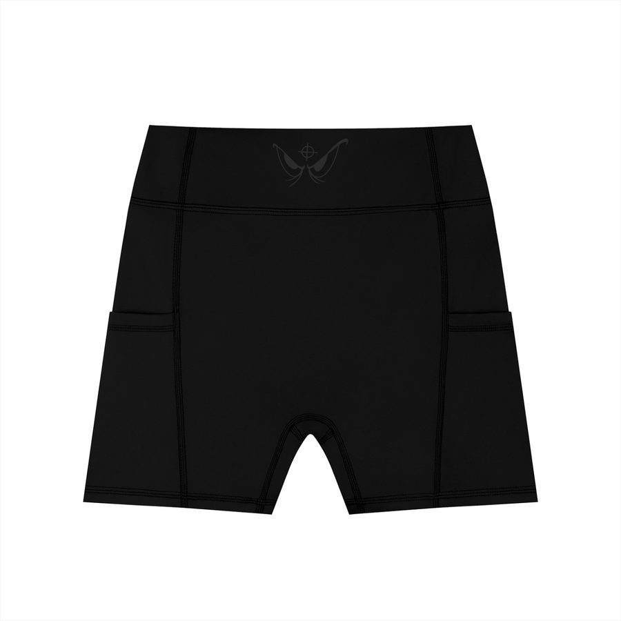 Targeted Athletics Women's High-Waisted Pocket Biker Shorts