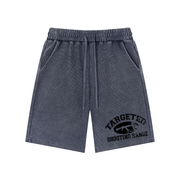 Mineral Wash Waffle Knit Shorts